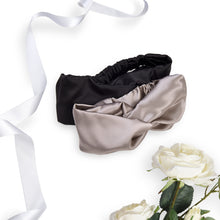 Load image into Gallery viewer, Pure silk hairband to care for your hair on the go or while you sleep