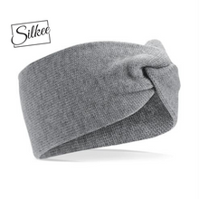 Load image into Gallery viewer, Silkee Pure Silk Lined Soft Touch Knit Headband