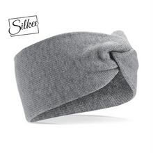 Load image into Gallery viewer, Silkee 100% Silk Lined Soft Touch Knit Headband